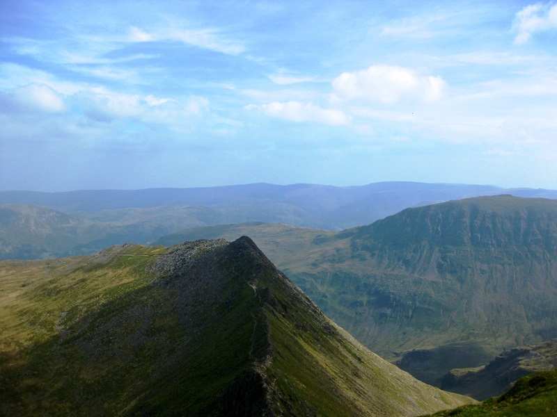 A view from atop Helvellyn