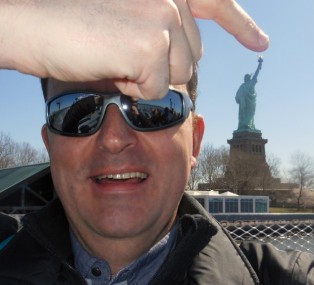 Simon and the Statue of Liberty