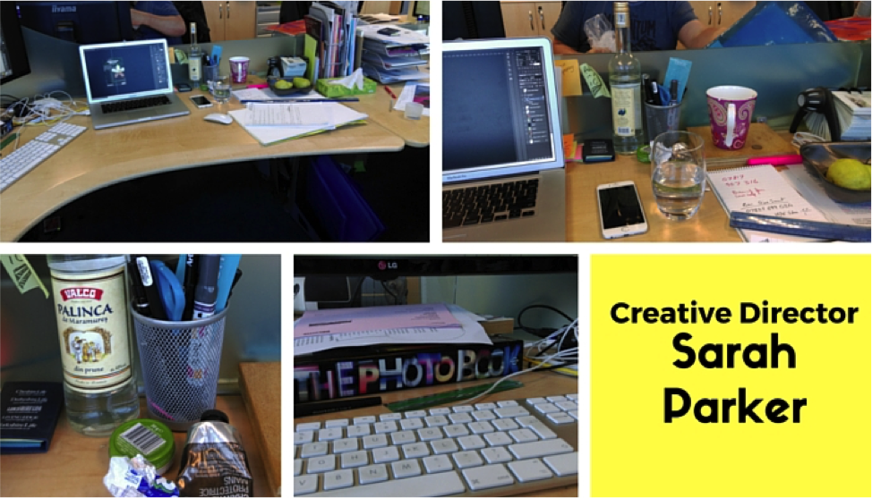 Creative director - Sarah Parker's desk