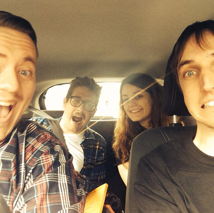 Access team car selfie