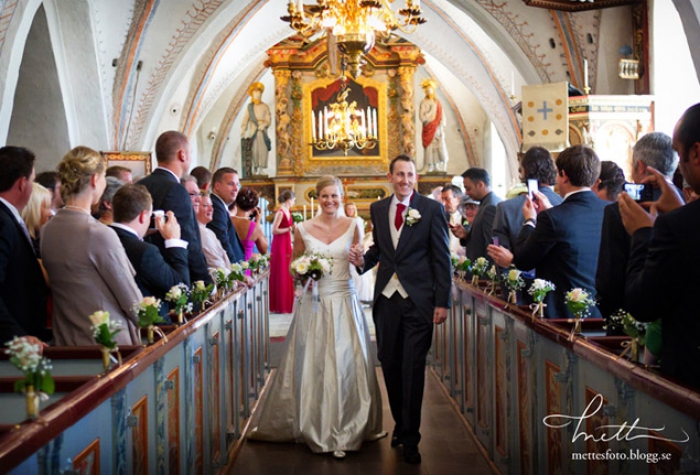 Mia walking down the aisle