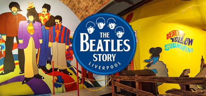 The Beatles story logo