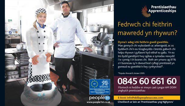 Welsh Apprenticeships advertising campaign