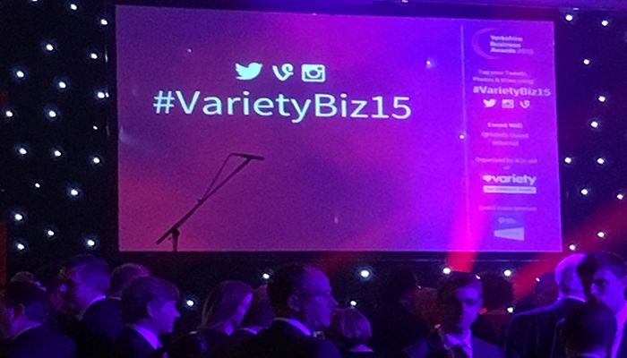Event Stream Live at the Variety Yorkshire Business Awards