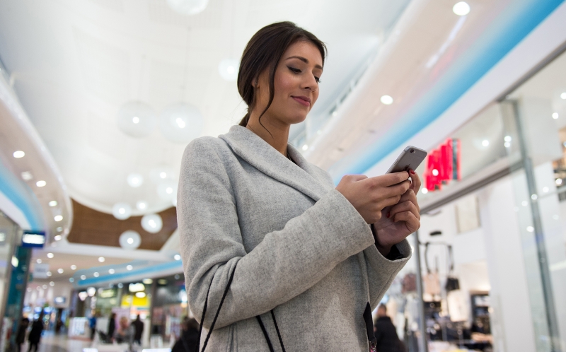 Woman on a phone