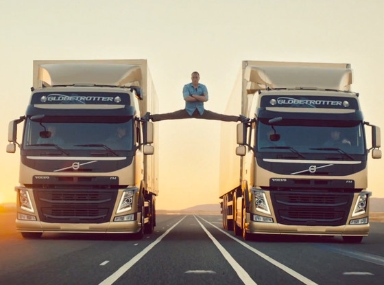 Van Damme splits between Volvo trucks