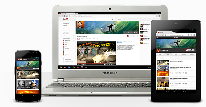 YouTube one channel on multiple devices