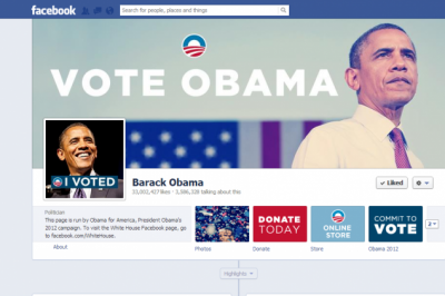 Barack Obama facebook page