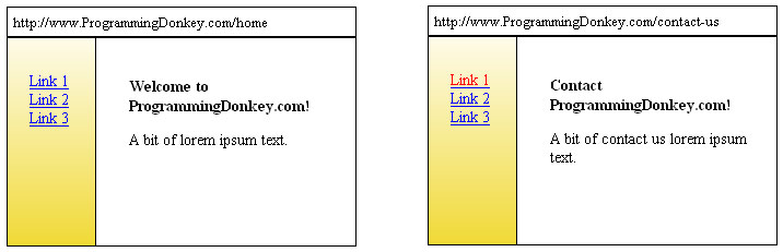 HTML5 example with full url change